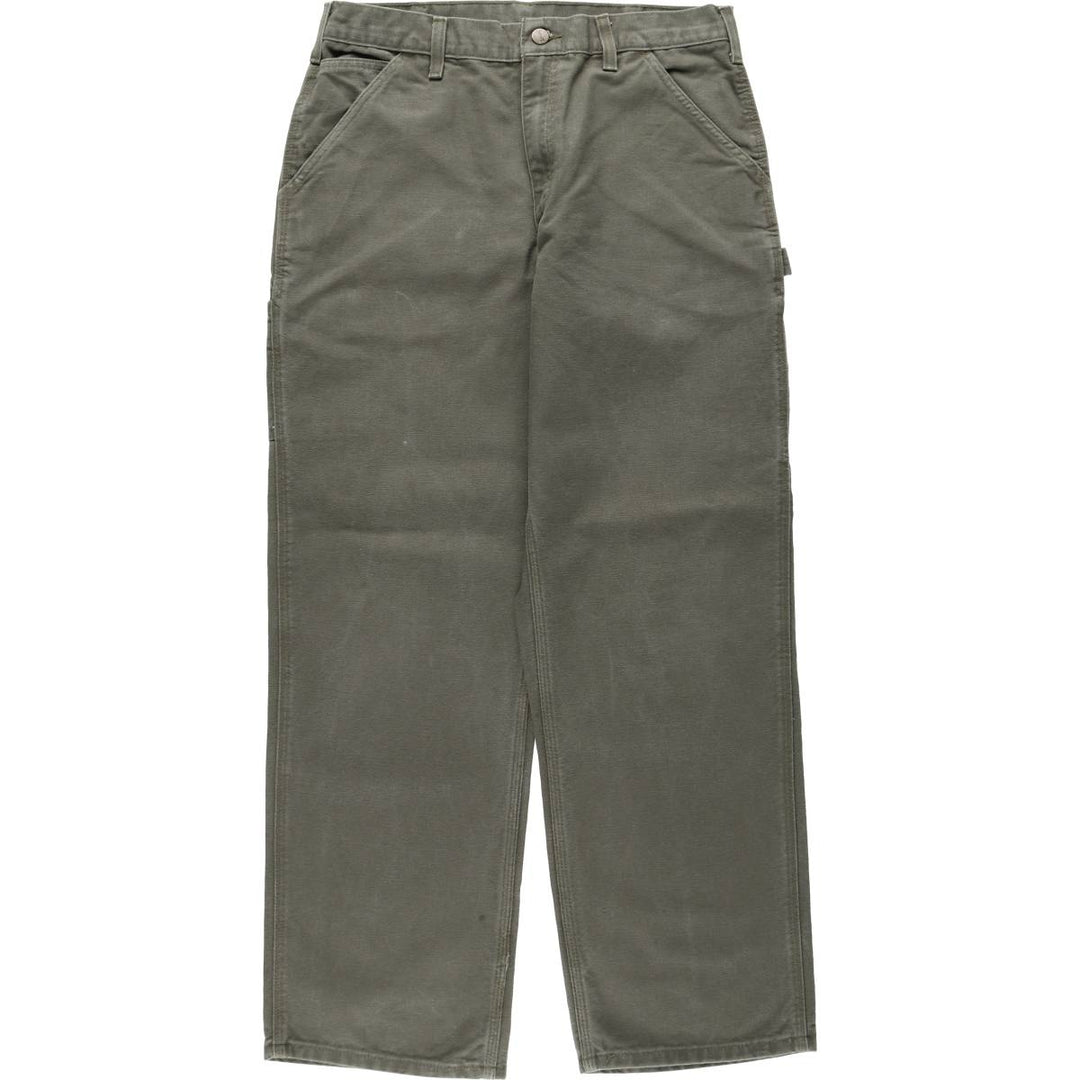 Carhartt Duck Painter Pants, Men's, W32 equivalent unclear Khaki type Vintage Second Hand