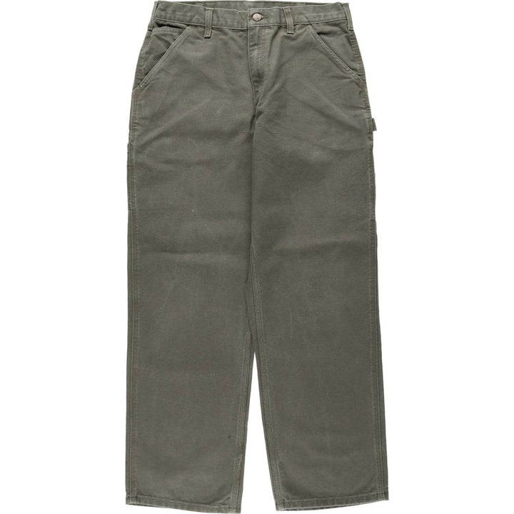 Carhartt Duck Painter Pants, Men's, W32 equivalent unclear Khaki type Vintage Second Hand