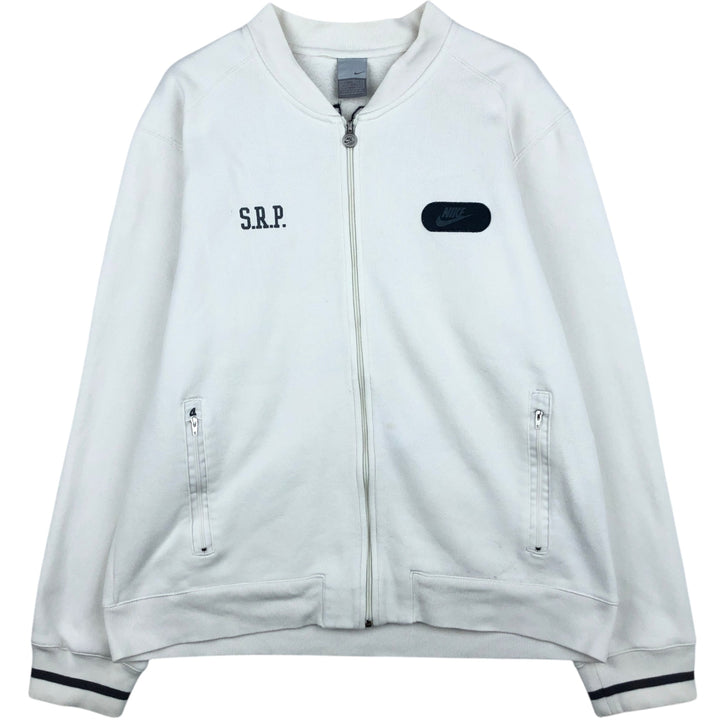 2000'S Nike full-zip sweatshirt, men's size L unclear white type Vintage Second Hand