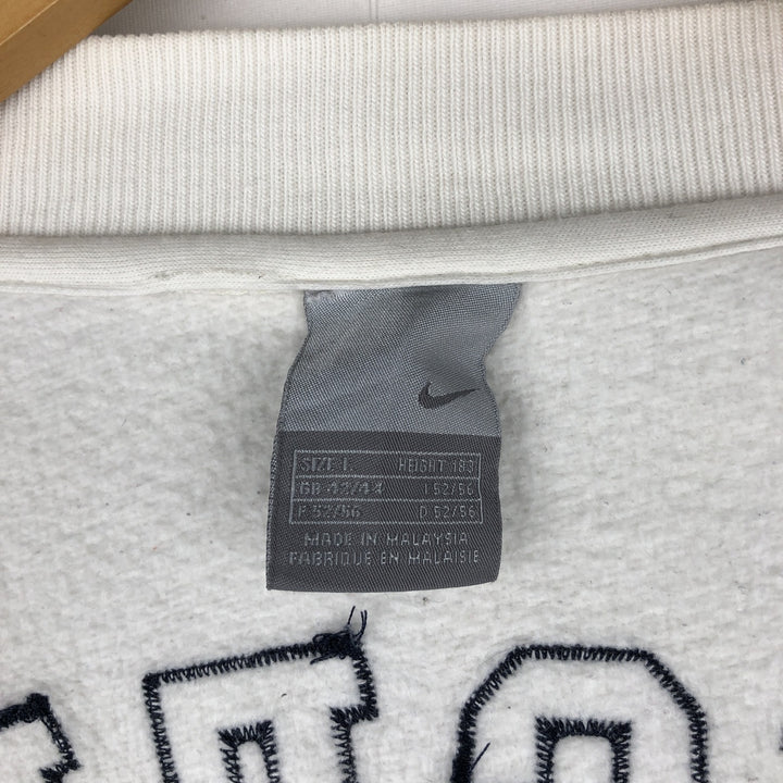 2000'S Nike full-zip sweatshirt, men's size L unclear white type Vintage Second Hand