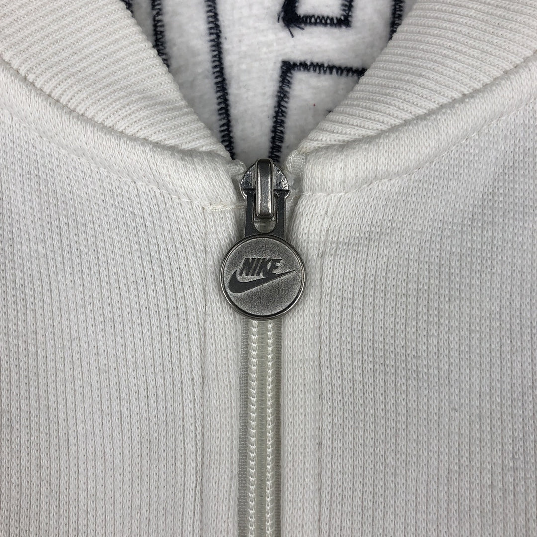 2000'S Nike full-zip sweatshirt, men's size L unclear white type Vintage Second Hand