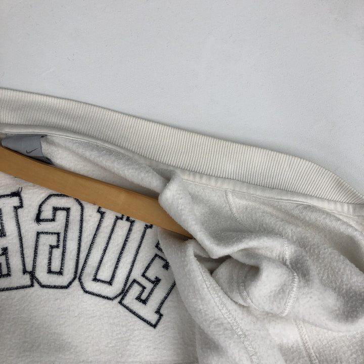 2000'S Nike full-zip sweatshirt, men's size L unclear white type Vintage Second Hand