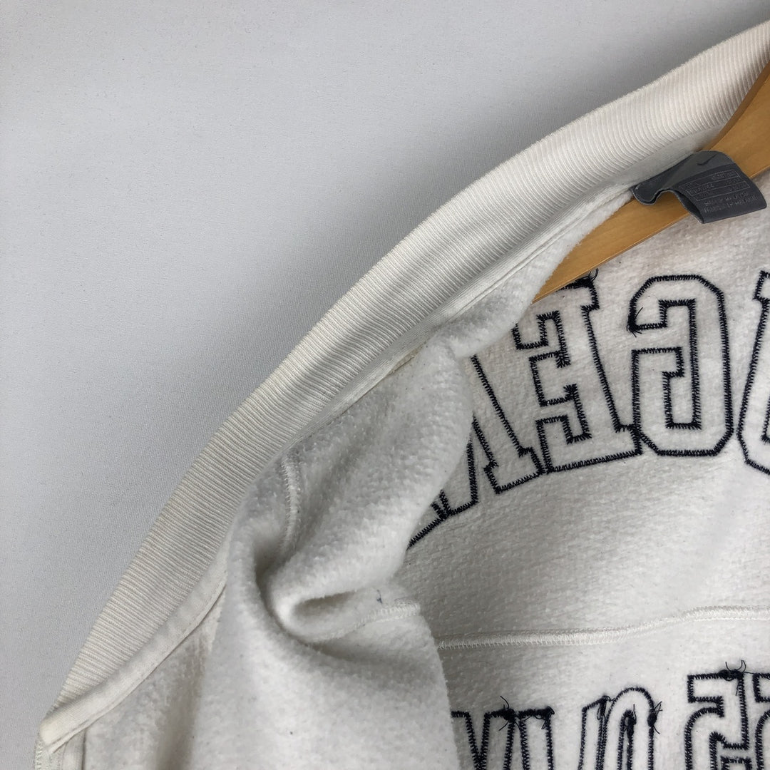 2000'S Nike full-zip sweatshirt, men's size L unclear white type Vintage Second Hand