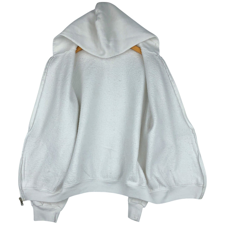 2000'S ~ Russell Sweat Full Zip Hoodie Men's Size M cotton white type Vintage Second Hand