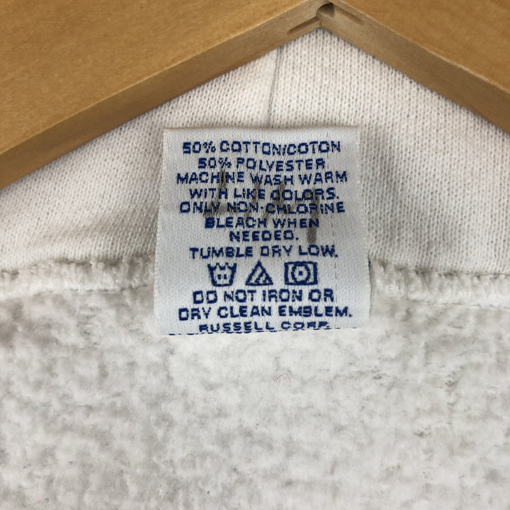 2000'S ~ Russell Sweat Full Zip Hoodie Men's Size M cotton white type Vintage Second Hand
