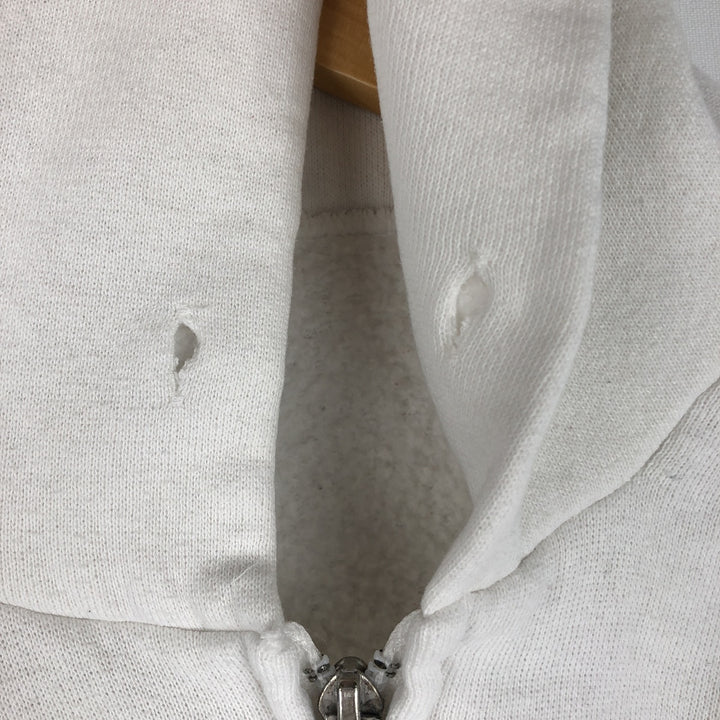 2000'S ~ Russell Sweat Full Zip Hoodie Men's Size M cotton white type Vintage Second Hand
