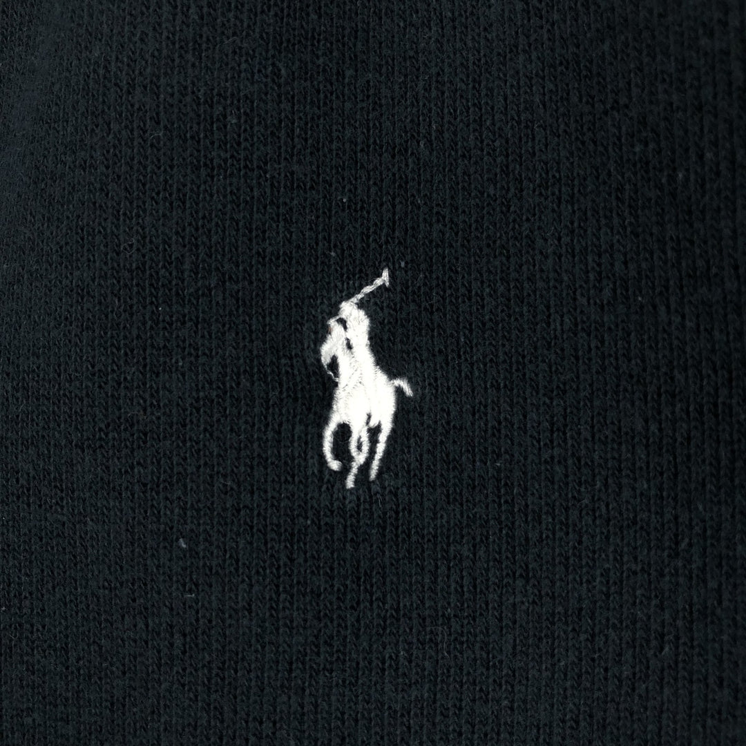Ralph Lauren POLO by Ralph Lauren full zip sweatshirt, men's XL size cotton black type Vintage Second Hand