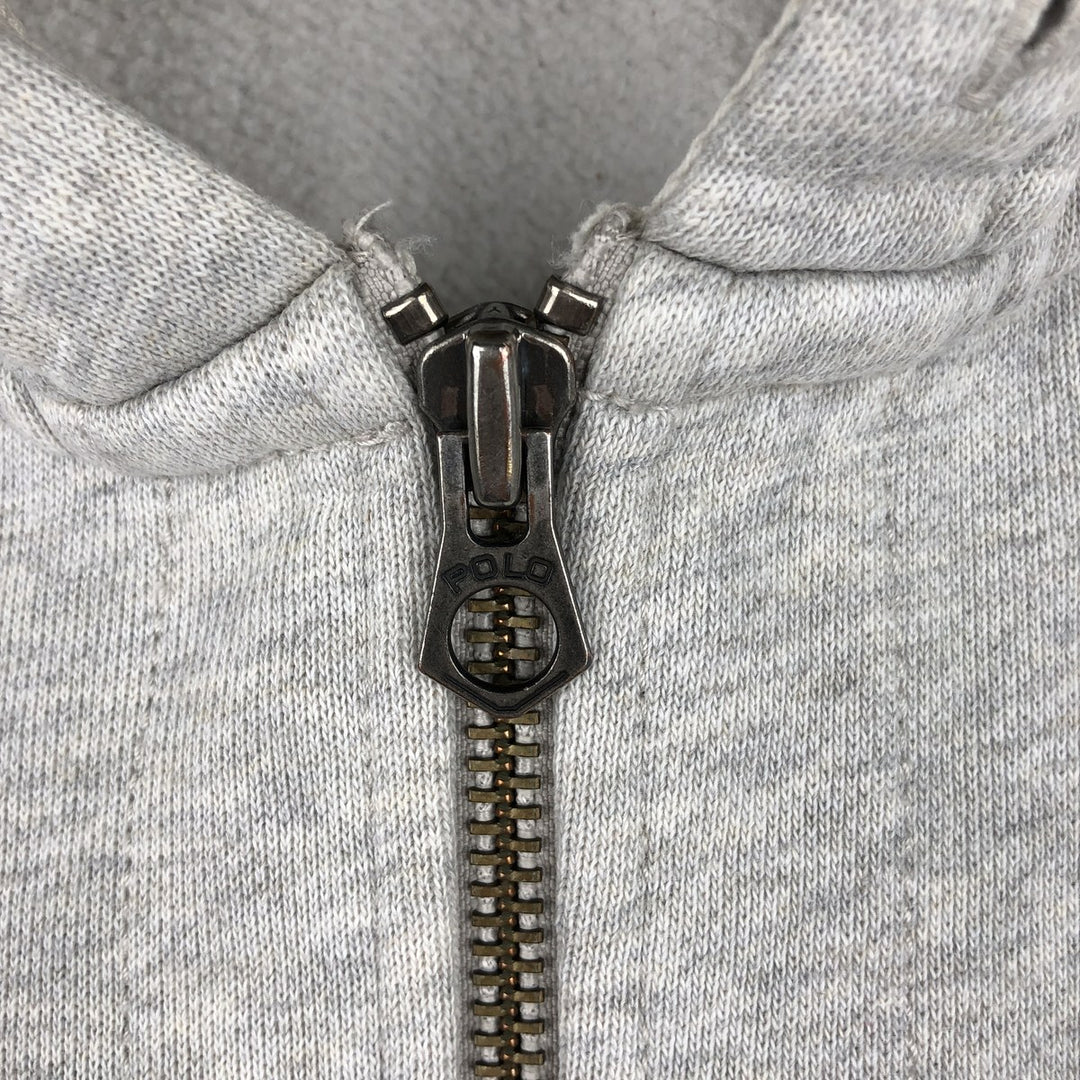 Ralph Lauren POLO by Ralph Lauren Sweat Full Zip Hoodie Men's S cotton gray type Vintage Second Hand