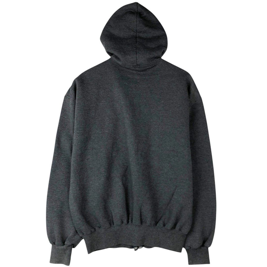 Vintage 90'S Russell Athletic full-zip sweatshirt, size L, men's cotton gray type Vintage Second Hand