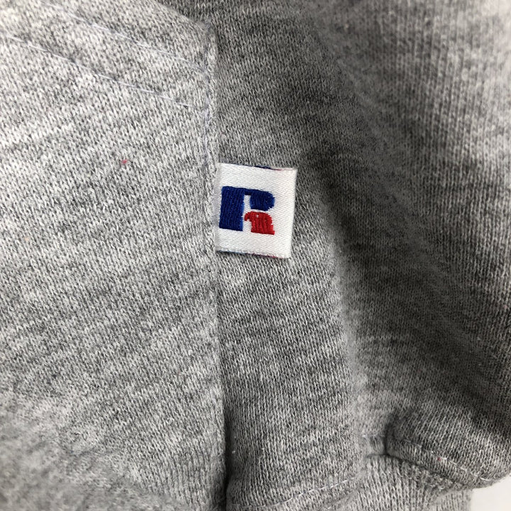 Vintage 90'S Russell Athletic full-zip sweatshirt, size XL, men's polyester gray type Vintage Second Hand