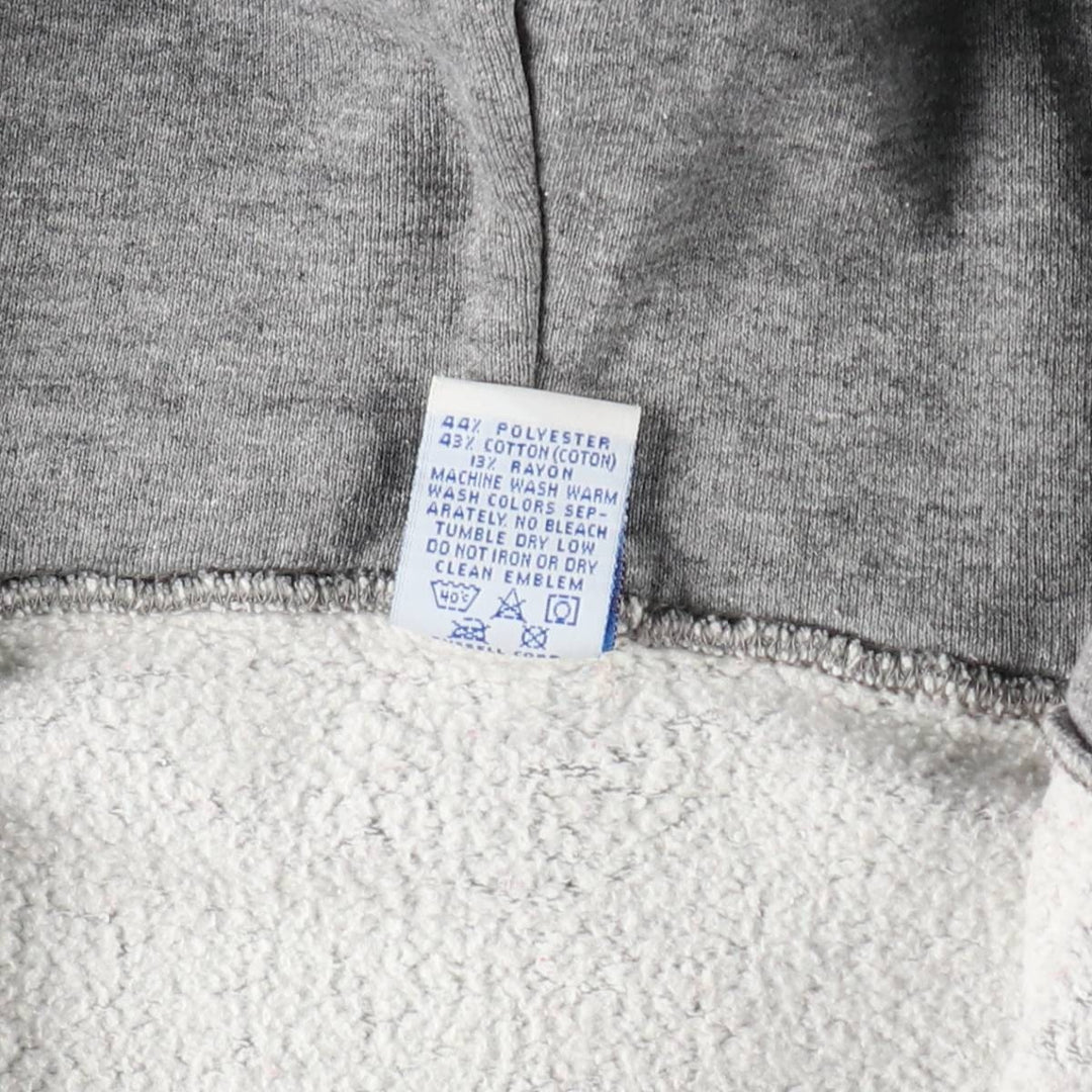 Vintage 90'S Russell Athletic full-zip sweatshirt, USA made, men's size XL polyester gray type Vintage Second Hand