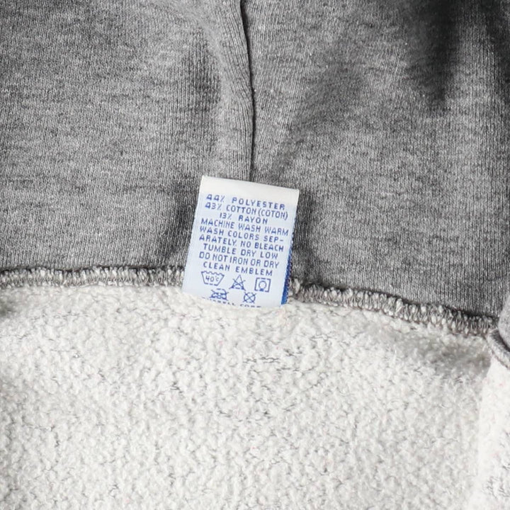 Vintage 90'S Russell Athletic full-zip sweatshirt, USA made, men's size XL polyester gray type Vintage Second Hand