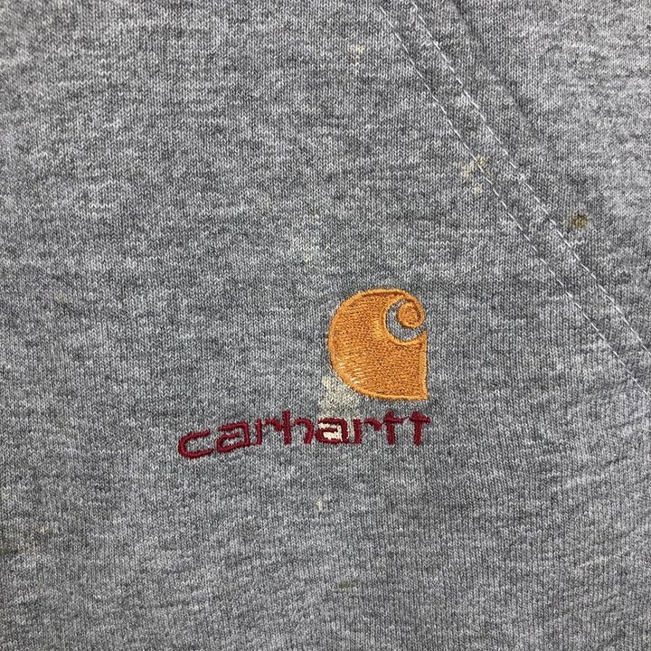 Carhartt Sweat Full Zip Hoodie Men's XL Vintage unclear gray type Vintage Second Hand