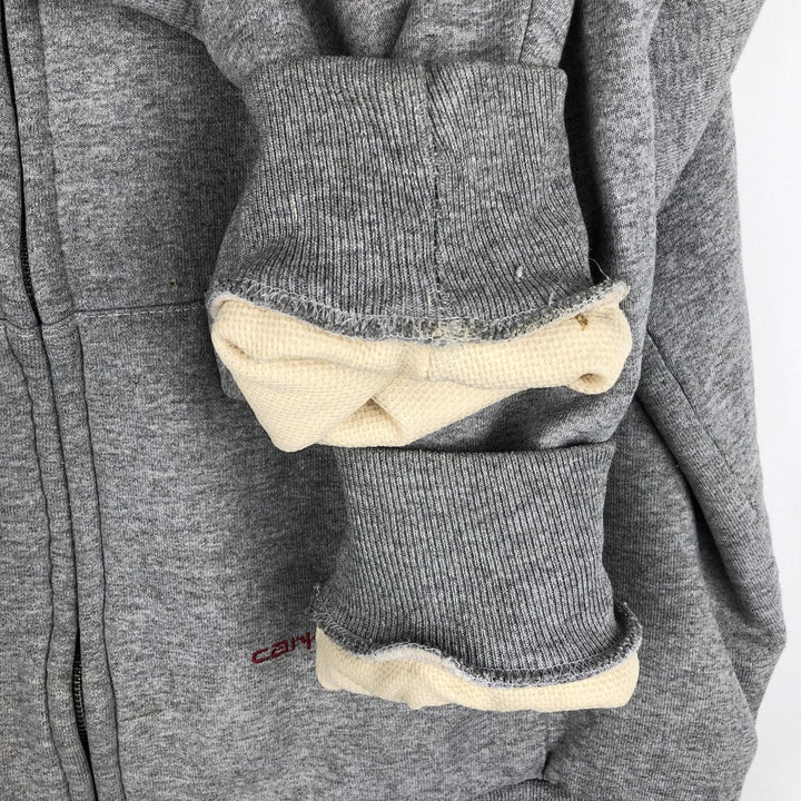 Carhartt Sweat Full Zip Hoodie Men's XL Vintage unclear gray type Vintage Second Hand