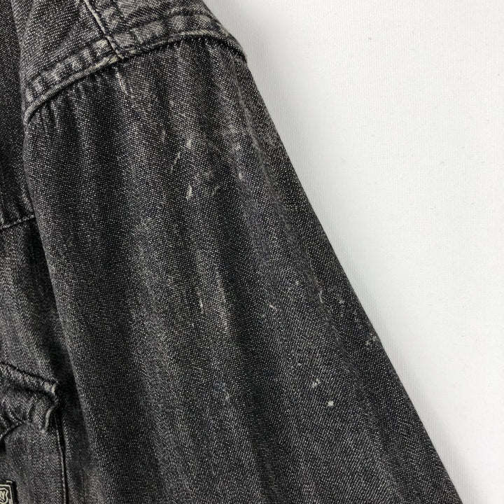 Ralph Lauren DENIM&SUPPLY Long-Sleeve Western Shirt, Men's Size L (approx.) cotton black type Vintage Second Hand