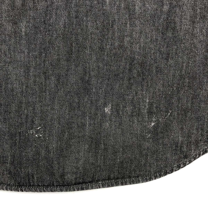 Ralph Lauren DENIM&SUPPLY Long-Sleeve Western Shirt, Men's Size L (approx.) cotton black type Vintage Second Hand