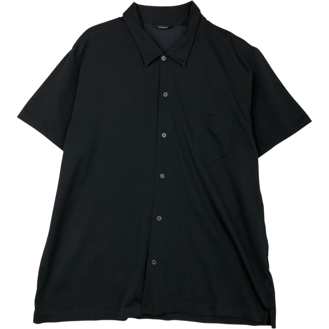 DKNY Short-Sleeve Shirt, Men's Size XL unclear black type Vintage Second Hand