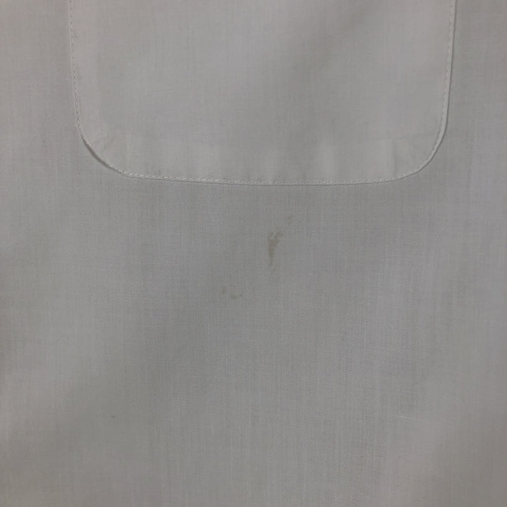 CROWN Short-Sleeve Open-Collar Shirt, Men's Size L (approx.) unclear white type Vintage Second Hand