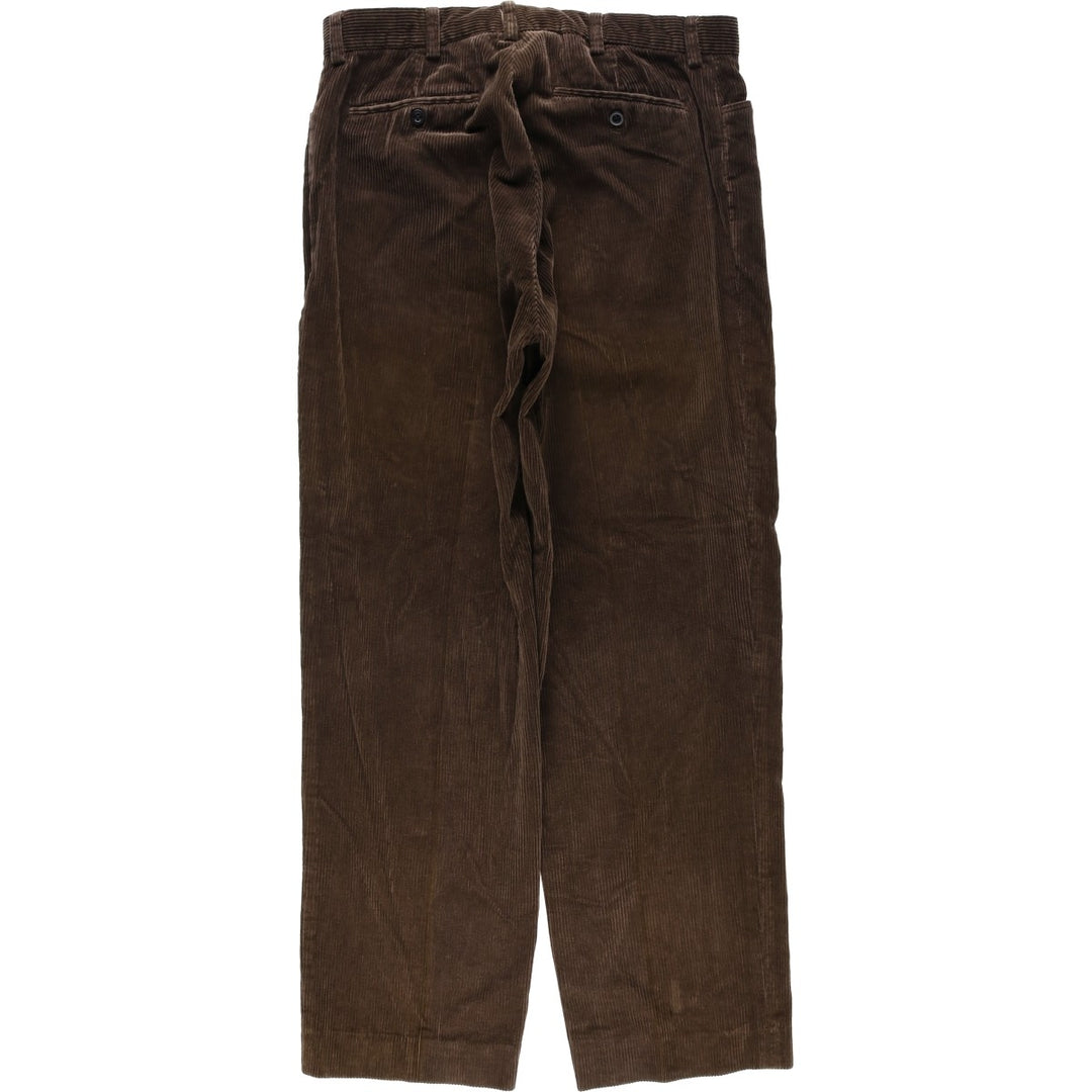 Ralph Lauren POLO by Ralph Lauren wide-ribbed corduroy pants, men's size W33 cotton brown type Vintage Second Hand