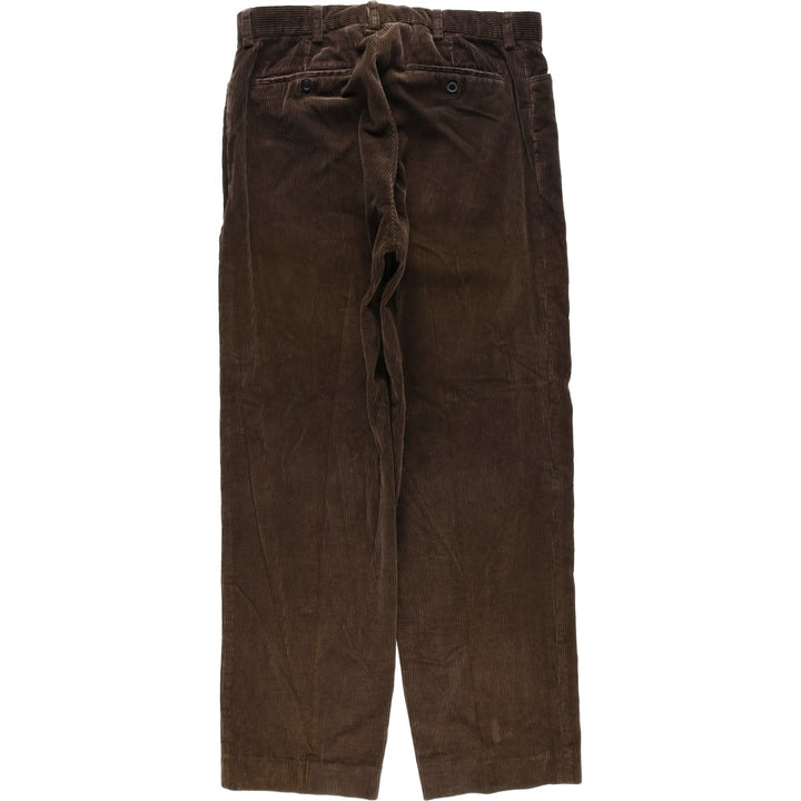 Ralph Lauren POLO by Ralph Lauren wide-ribbed corduroy pants, men's size W33 cotton brown type Vintage Second Hand