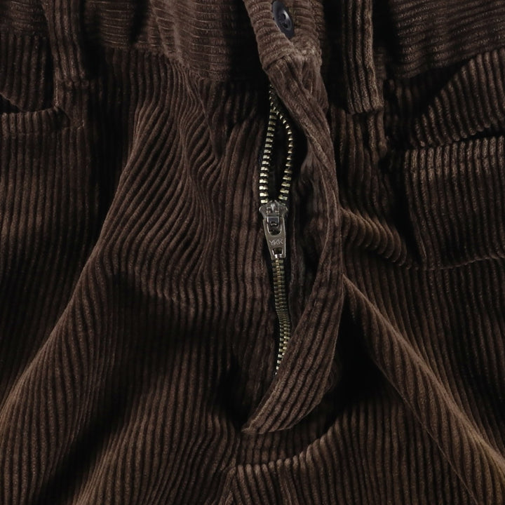 Ralph Lauren POLO by Ralph Lauren wide-ribbed corduroy pants, men's size W33 cotton brown type Vintage Second Hand