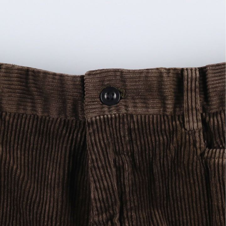 Ralph Lauren POLO by Ralph Lauren wide-ribbed corduroy pants, men's size W33 cotton brown type Vintage Second Hand