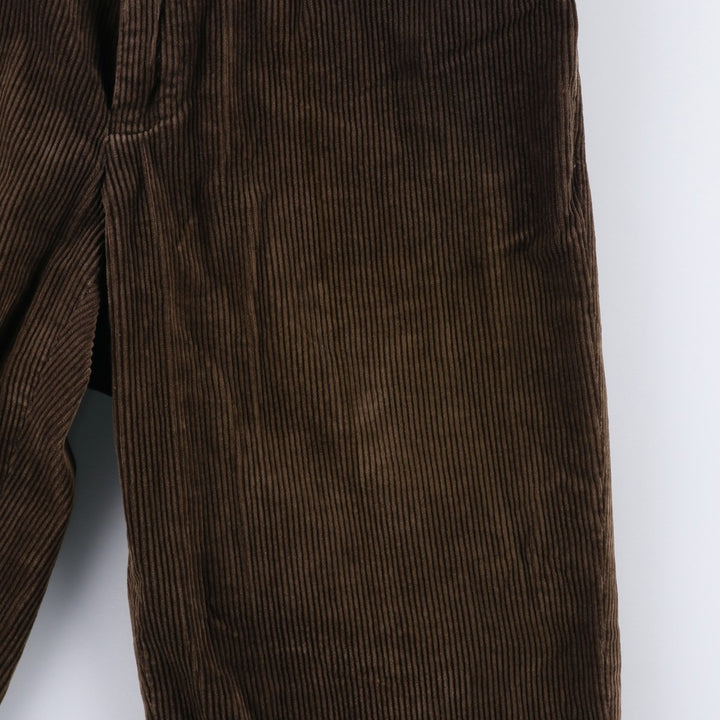Ralph Lauren POLO by Ralph Lauren wide-ribbed corduroy pants, men's size W33 cotton brown type Vintage Second Hand