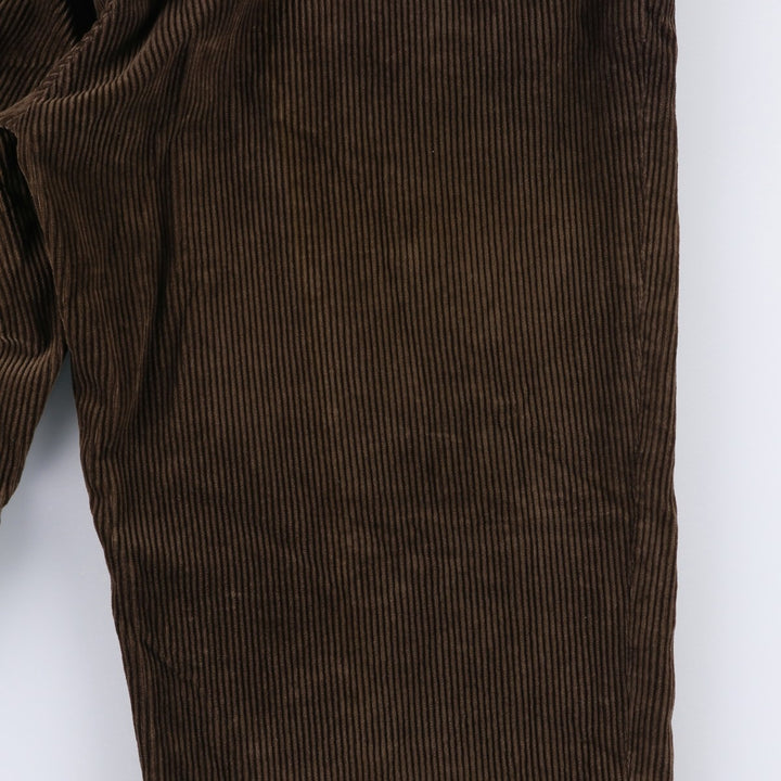 Ralph Lauren POLO by Ralph Lauren wide-ribbed corduroy pants, men's size W33 cotton brown type Vintage Second Hand
