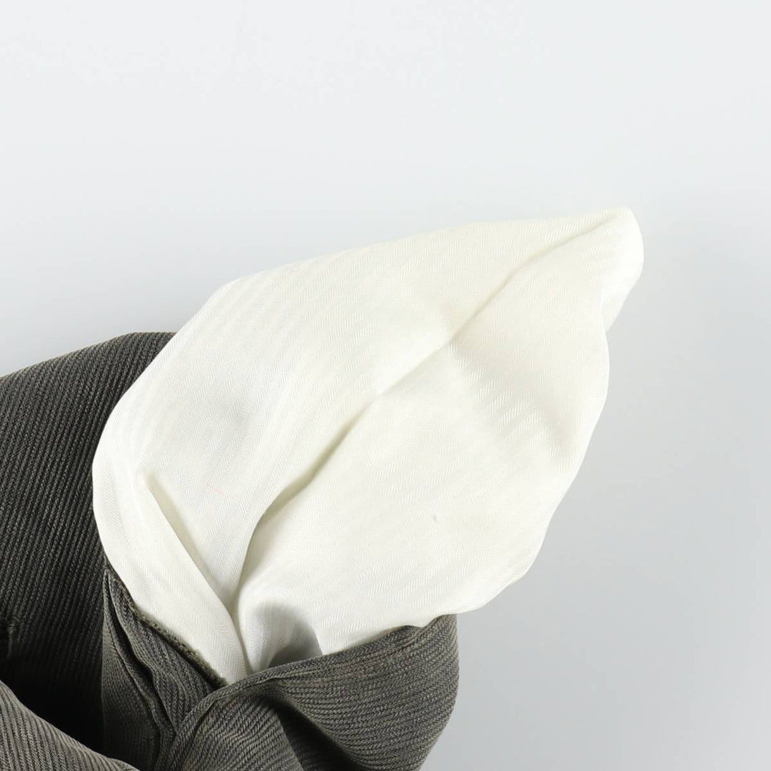 ~1990'S Yves Saint Laurent Two-Pleat Slacks Pants Men's W35 (approx.) Vintage others gray type Vintage Second Hand