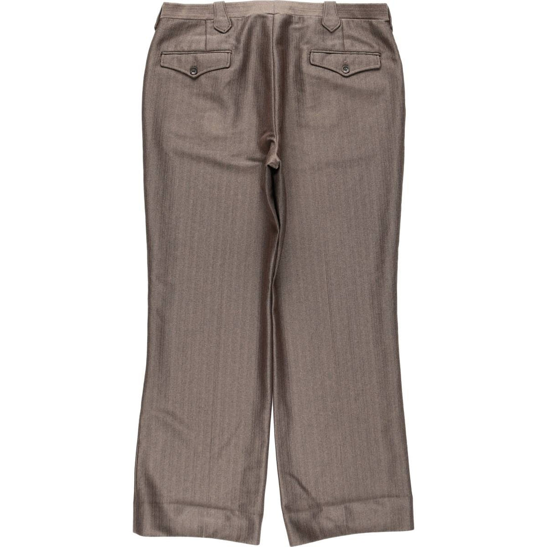 Men's slacks pants, equivalent to size W36, vintage. unclear brown type Vintage Second Hand