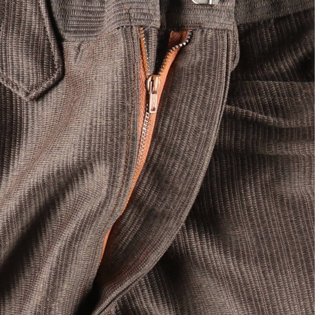 Men's slacks pants, equivalent to size W36, vintage. unclear brown type Vintage Second Hand