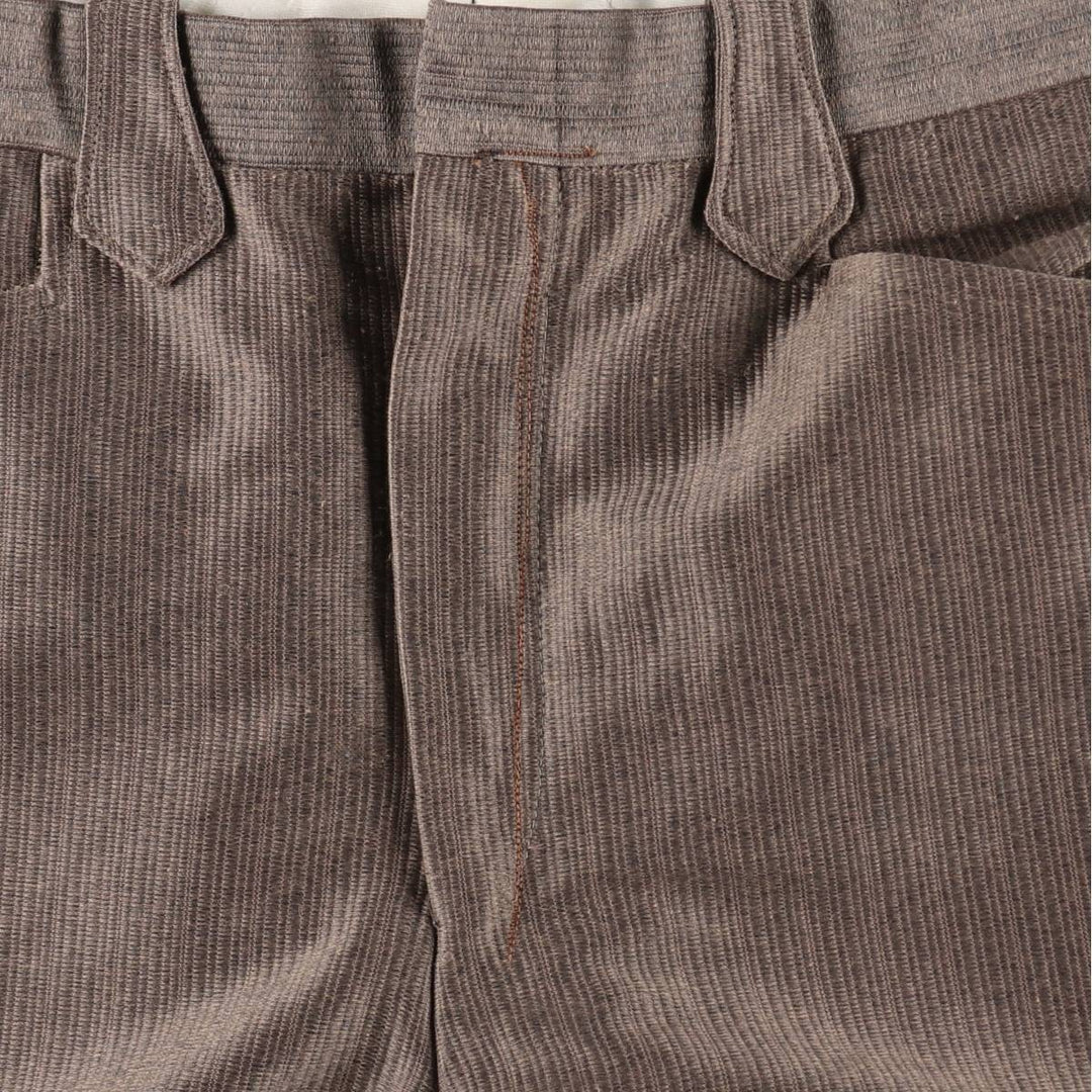 Men's slacks pants, equivalent to size W36, vintage. unclear brown type Vintage Second Hand