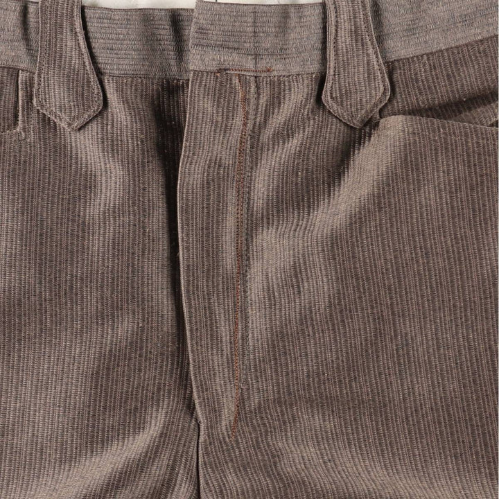 Men's slacks pants, equivalent to size W36, vintage. unclear brown type Vintage Second Hand