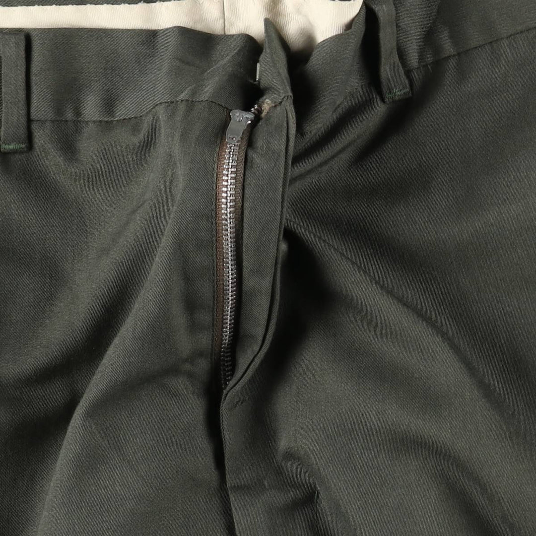 1960s-1970'S KORATRON slacks pants, men's size W36 (approx.), vintage. unclear Khaki type Vintage Second Hand
