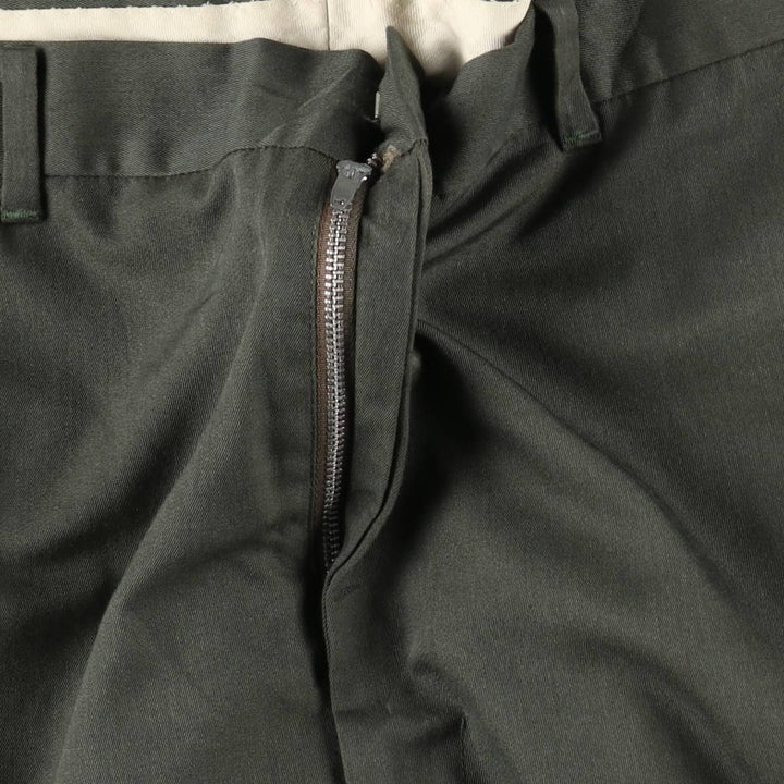 1960s-1970'S KORATRON slacks pants, men's size W36 (approx.), vintage. unclear Khaki type Vintage Second Hand