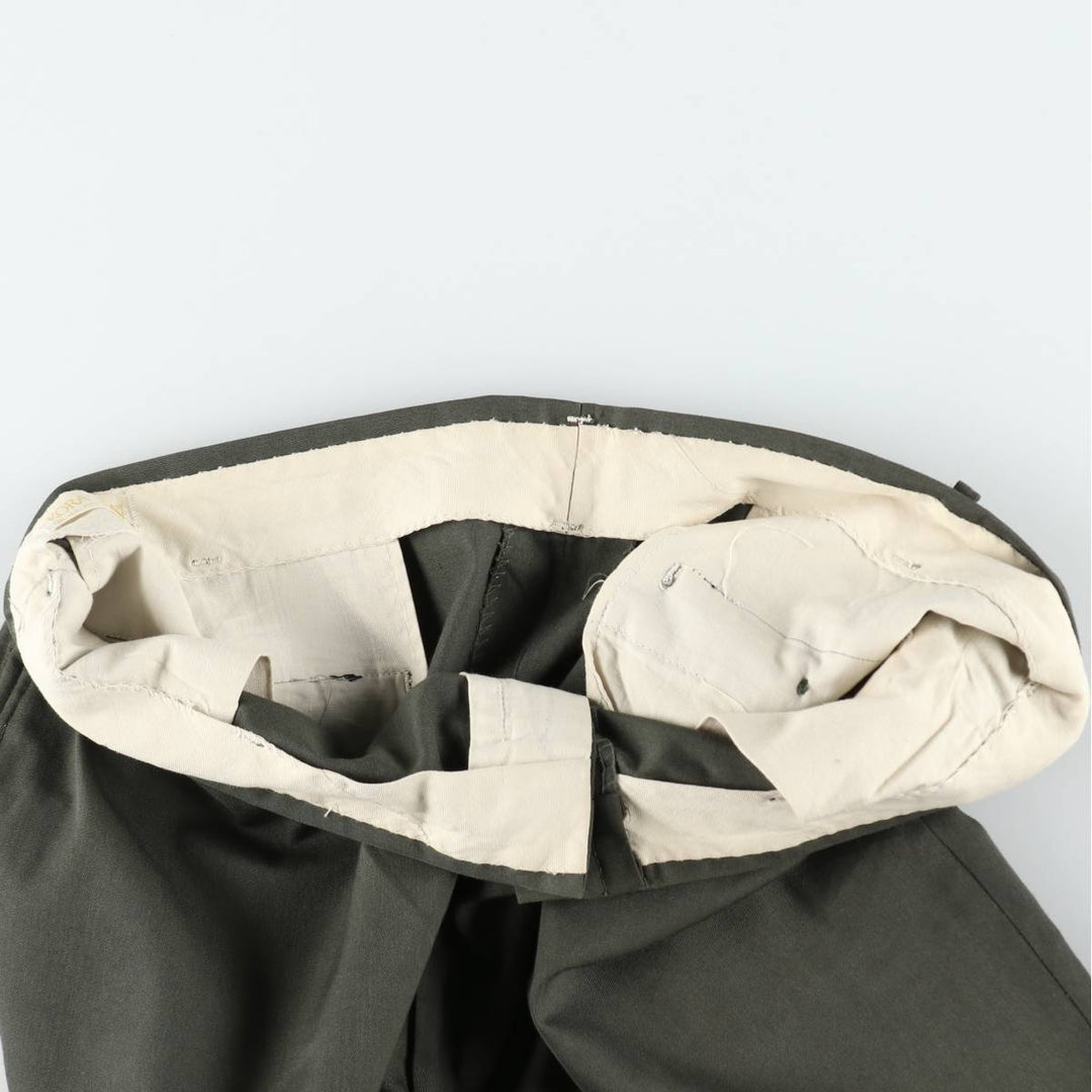 1960s-1970'S KORATRON slacks pants, men's size W36 (approx.), vintage. unclear Khaki type Vintage Second Hand