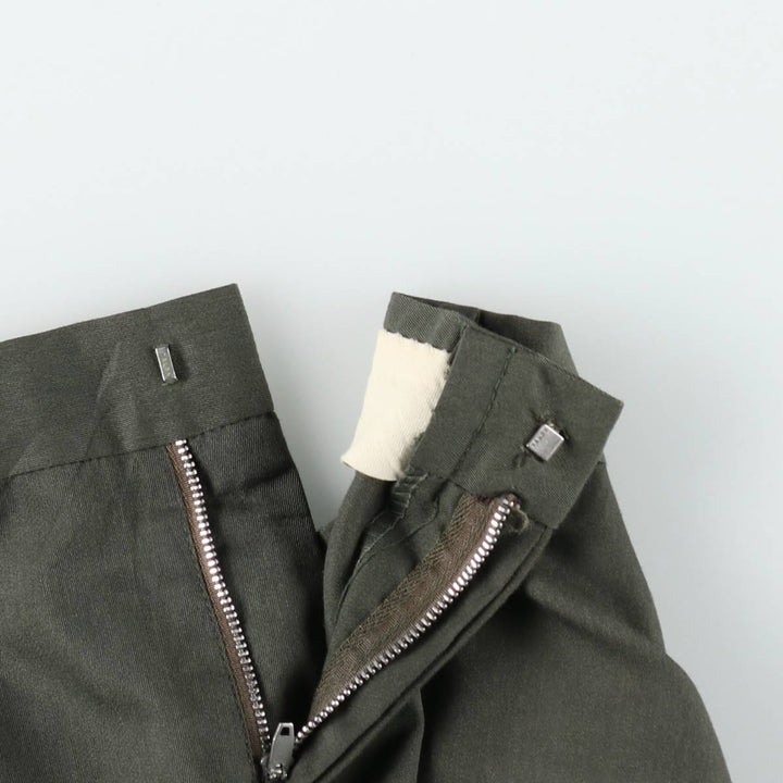 1960s-1970'S KORATRON slacks pants, men's size W36 (approx.), vintage. unclear Khaki type Vintage Second Hand