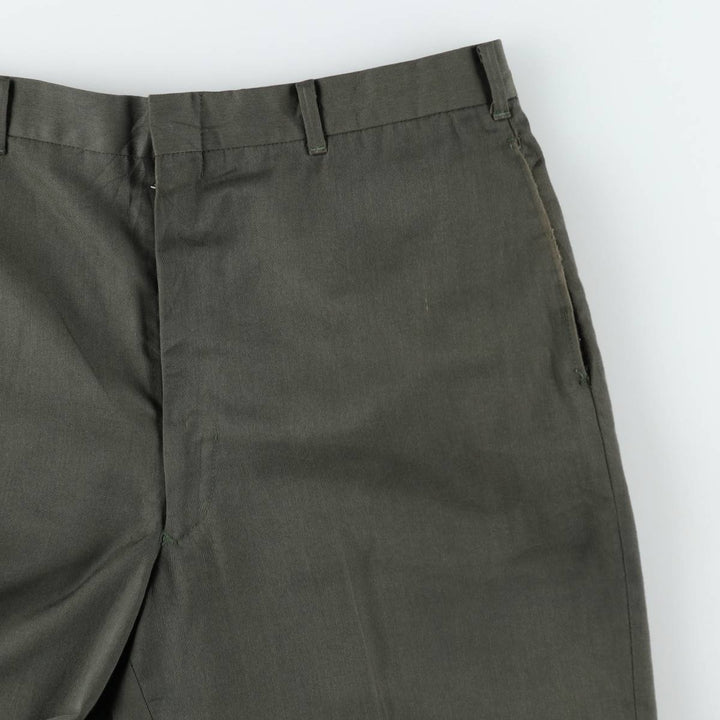1960s-1970'S KORATRON slacks pants, men's size W36 (approx.), vintage. unclear Khaki type Vintage Second Hand