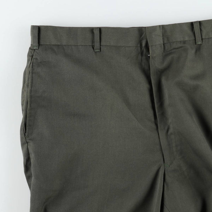 1960s-1970'S KORATRON slacks pants, men's size W36 (approx.), vintage. unclear Khaki type Vintage Second Hand