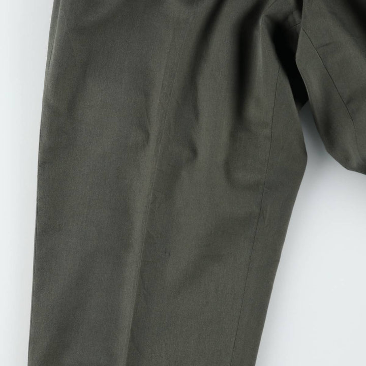 1960s-1970'S KORATRON slacks pants, men's size W36 (approx.), vintage. unclear Khaki type Vintage Second Hand