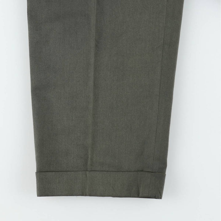 1960s-1970'S KORATRON slacks pants, men's size W36 (approx.), vintage. unclear Khaki type Vintage Second Hand
