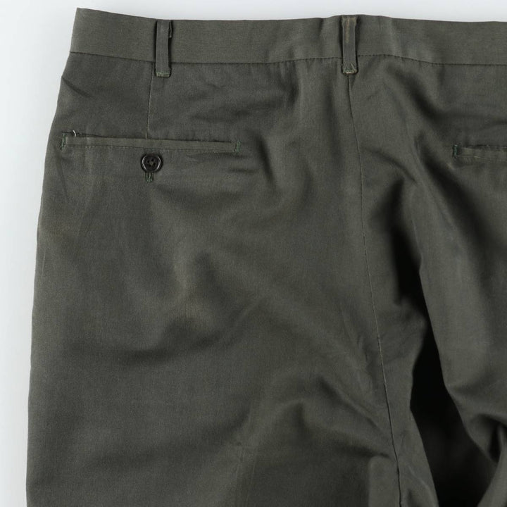 1960s-1970'S KORATRON slacks pants, men's size W36 (approx.), vintage. unclear Khaki type Vintage Second Hand