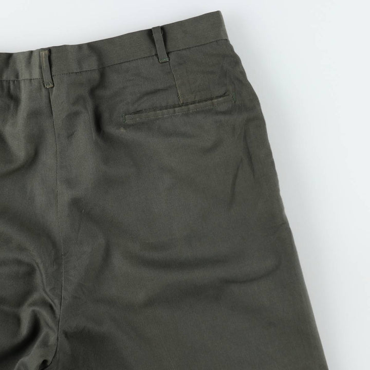 1960s-1970'S KORATRON slacks pants, men's size W36 (approx.), vintage. unclear Khaki type Vintage Second Hand