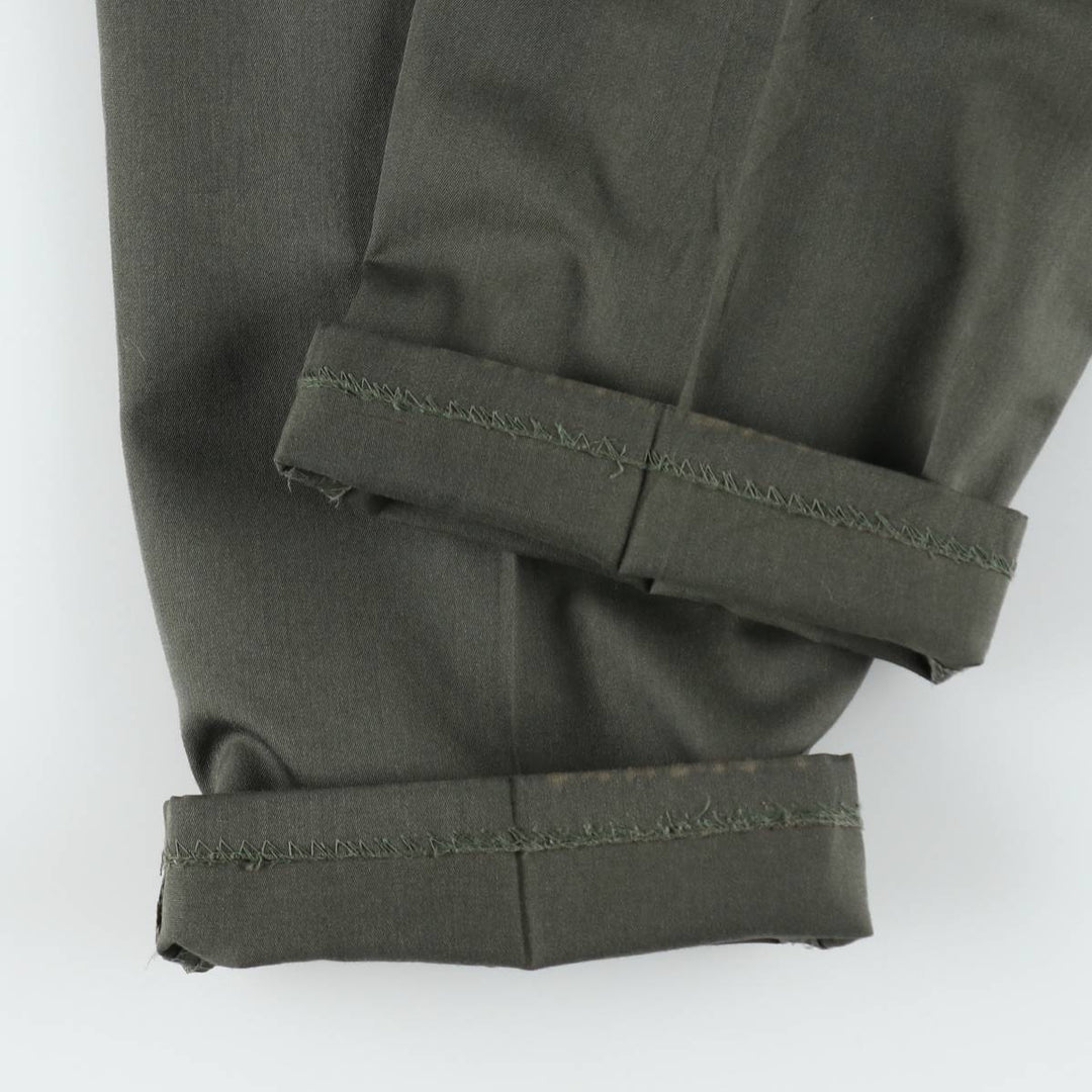1960s-1970'S KORATRON slacks pants, men's size W36 (approx.), vintage. unclear Khaki type Vintage Second Hand