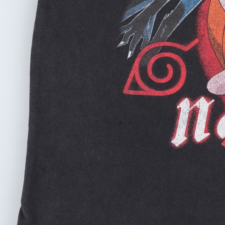 2000'S Naruto Uzumaki Naruto Anime Character Print T-Shirt, Men's Size M (approx.) cotton black type Vintage Second Hand
