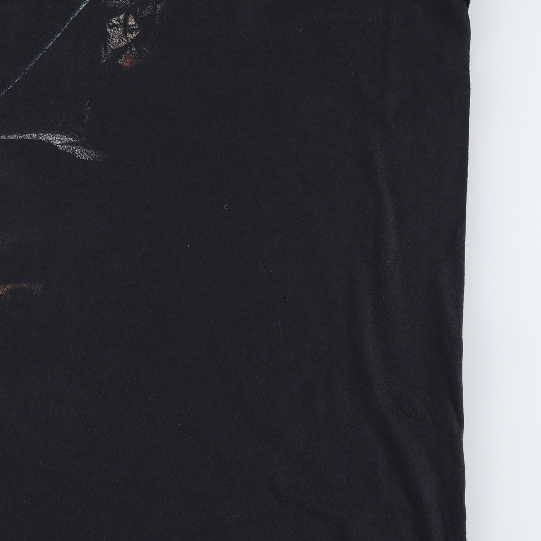 BLEACH anime character print T-shirt, men's size XXL equivalent. cotton black type Vintage Second Hand