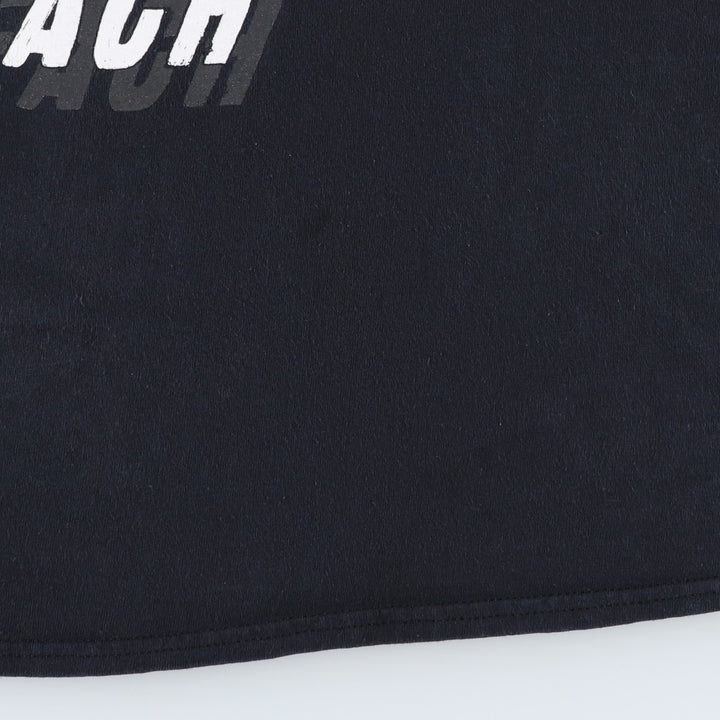 BLEACH anime character print T-shirt, men's size XL cotton black type Vintage Second Hand