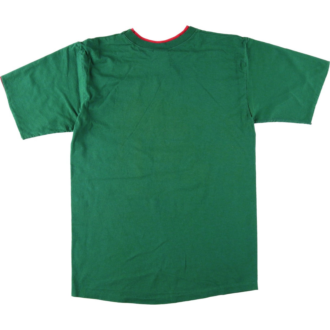 90'S Disney Store Mickey Mouse Character Print T-Shirt, Made in USA, Men's Size L (approx.), Vintage cotton green type Vintage Second Hand