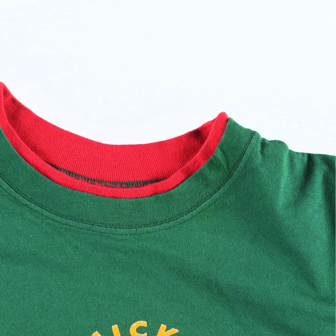 90'S Disney Store Mickey Mouse Character Print T-Shirt, Made in USA, Men's Size L (approx.), Vintage cotton green type Vintage Second Hand