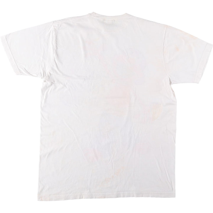 Sesame Street Elmo Character Print T-Shirt (Men's XL equivalent) cotton white type Vintage Second Hand